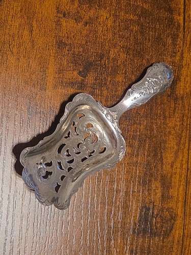 Antiker silber gebäckheber - silber-gebäckheber, /