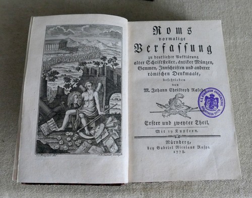 1778 antikes buch - 1778, antike