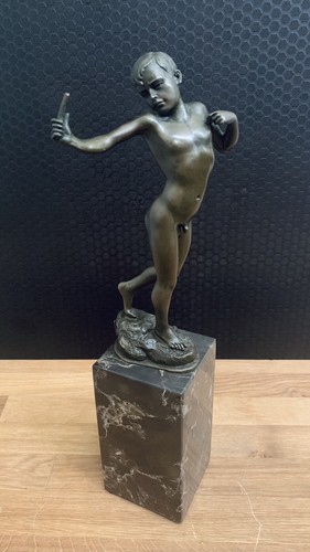 Bronzefigur jüngling cm - jüngling, 33