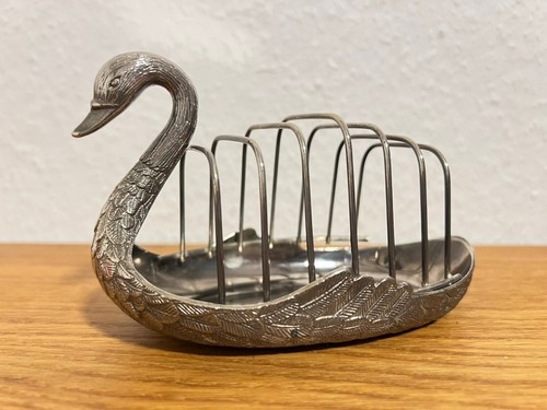 Vintage toastständer schwan - toastständer,