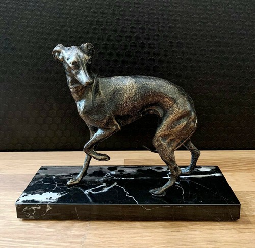 Eisenfigur windhund skulptur - windhund,
