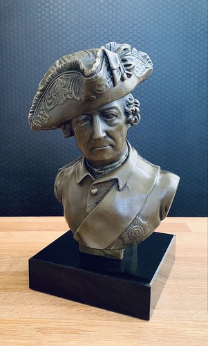 Bronzefigur könig friedrich - könig,