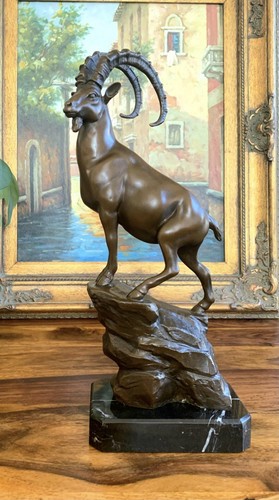 Bronzefigur steinbock - steinbock, m