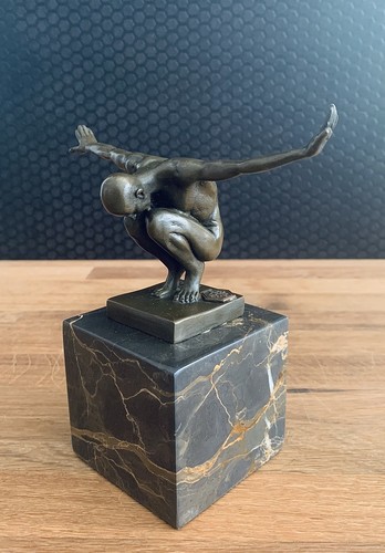 Bronzefigur männlicher akt - bronzefigur,
