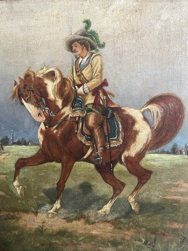 Antikes ölgemälde reiter - Ölgemälde,