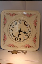 Antik Küchenuhr rosa