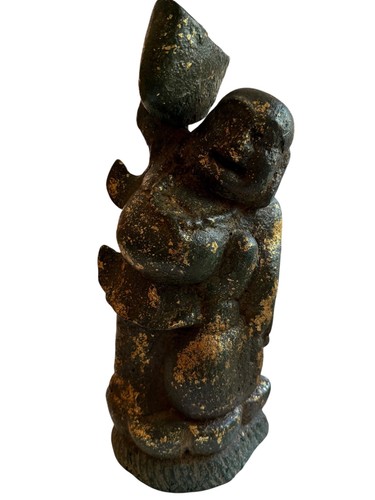 Antike burmesische holzfigur - antike,