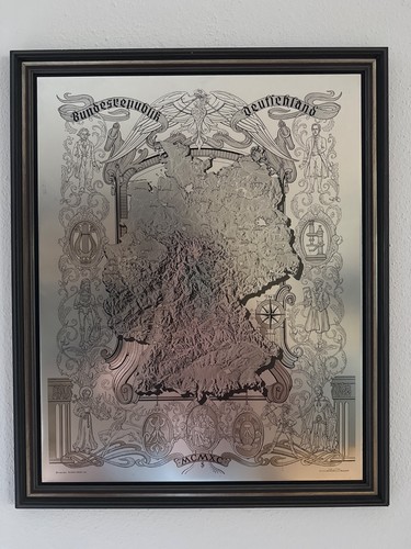 Silberne staatskarte - silberne,