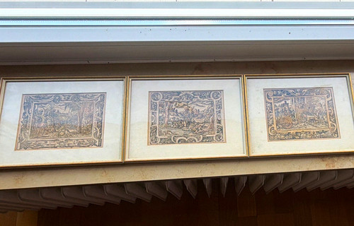 Historische grafiken - 3x,