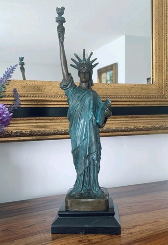 Bronzeskulptur freiheitsstatue - bronzeskulptur,