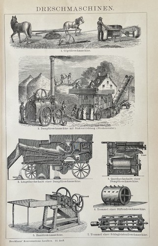 Dreschmaschinen historischer - dreschmaschinen,