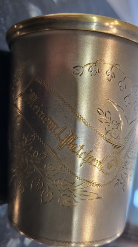 Antiker taufbecher silber - taufbecher,