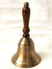 Handglocke Messing antik mit