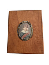 Antikes Miniatur Porträt im