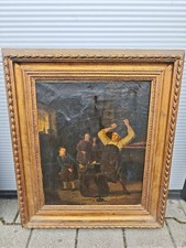 Antikes Gemälde Schmied