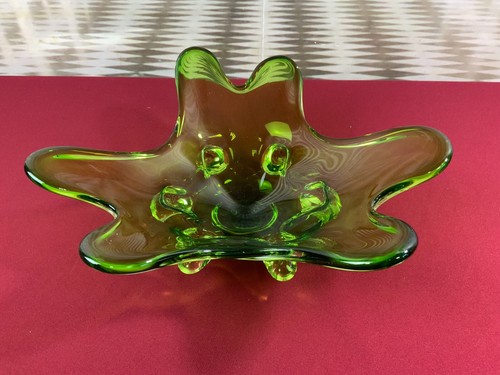 Schale glas grün - glas,