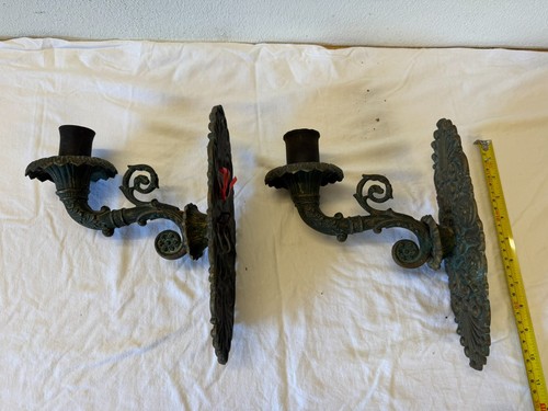 Antike leuchter metall - antike,