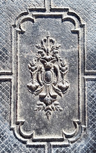 Jugendstil ofenplatte aus - ofenplatte,