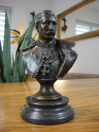 Bronze marmor statue - statue, kaiser