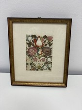 Antiker Druck hinter Glas