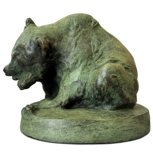 Bronzeskulptur bär nach - bronzeskulptur,